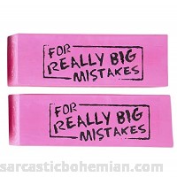 Rhode Island Novelty Jumbo for Real Big Mistakes Erasers | One Eraser B008R8AG74